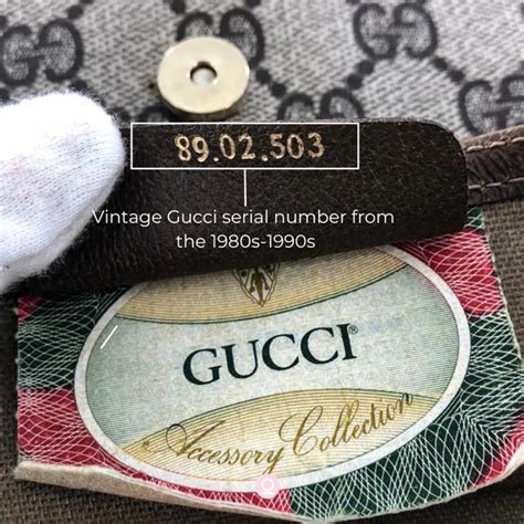 do gucci shoes have serial numbers